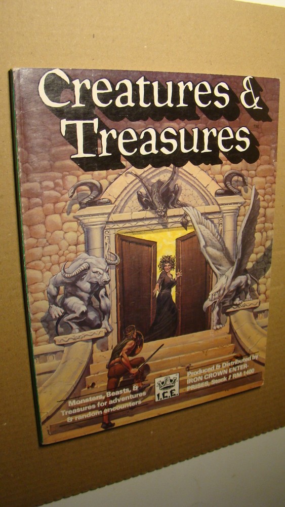 CREATURES & TREASURES *SOLID 1985 ORIGINAL* DUNGEONS DRAGONS ICE MONSTER MANUAL