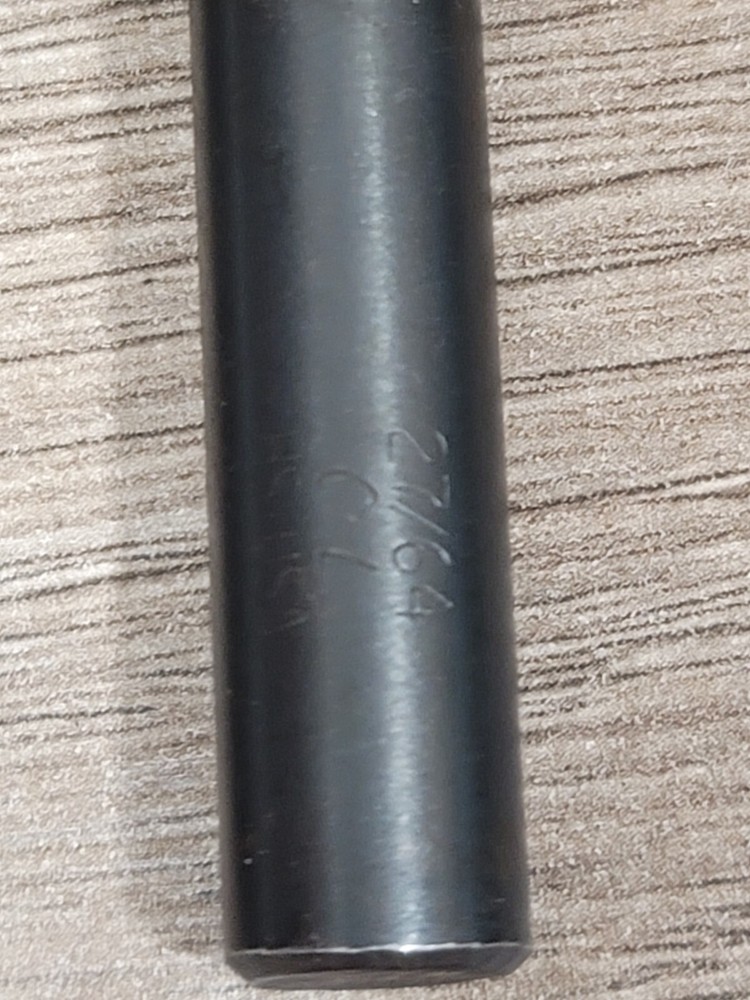 3 C-L HS DRILL MACHINIST BITS 27/64" EUC