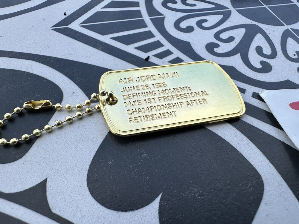 Air Jordan DMP 11 Dog Tag