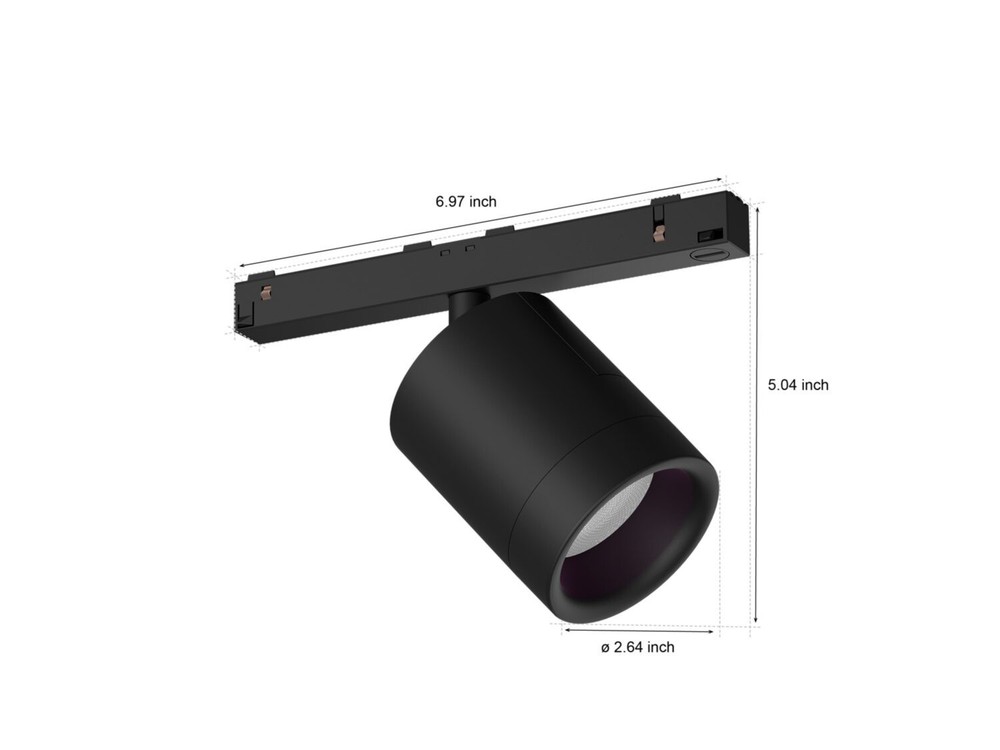 Philips Perifo cylinder spotlight Black