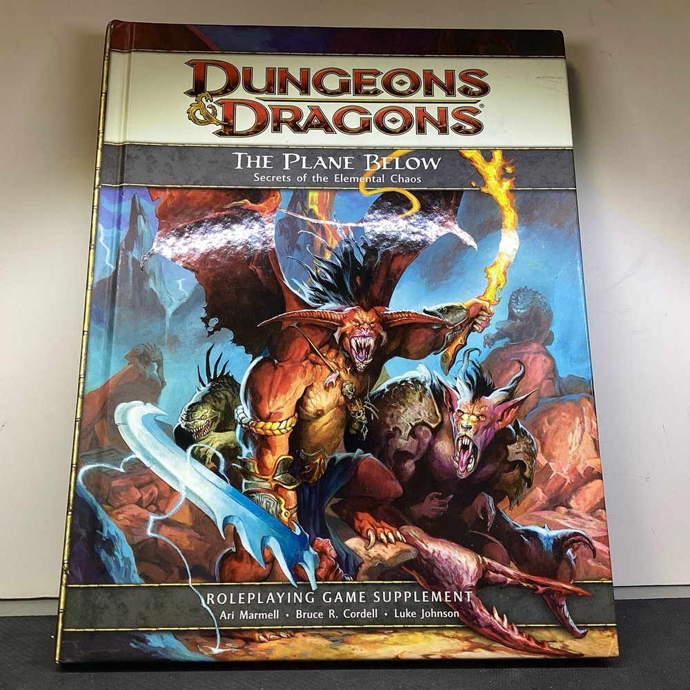 Dungeons & Dragons The Plane Below 4th edition Sourcebook MS12141