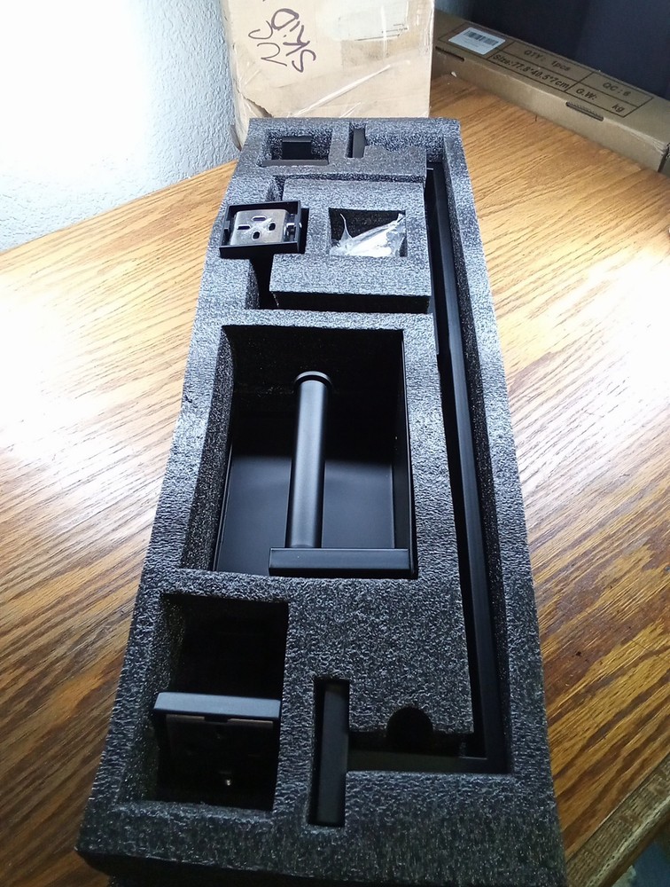 5-piece Matte Black Bathroom Accessories