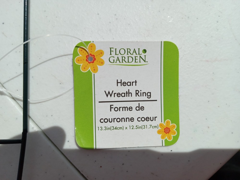 827. NEW "FLORAL GARDEN" WREATH FORMS 14" 10" 8"