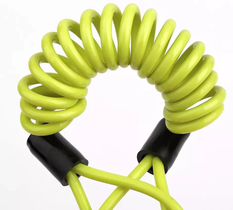 Disc Lock Reminder Cable Strong Bright Visibility Durable for Daily Travel