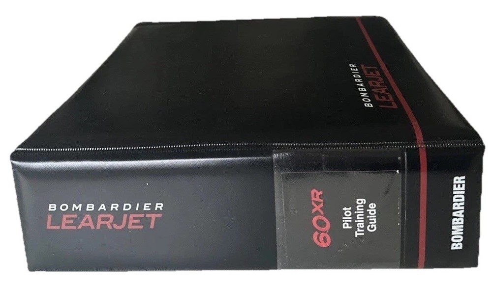 Bombardier Learjet 60xr Pilot  Training Guide 2007-2009  *LIKE A NEW*