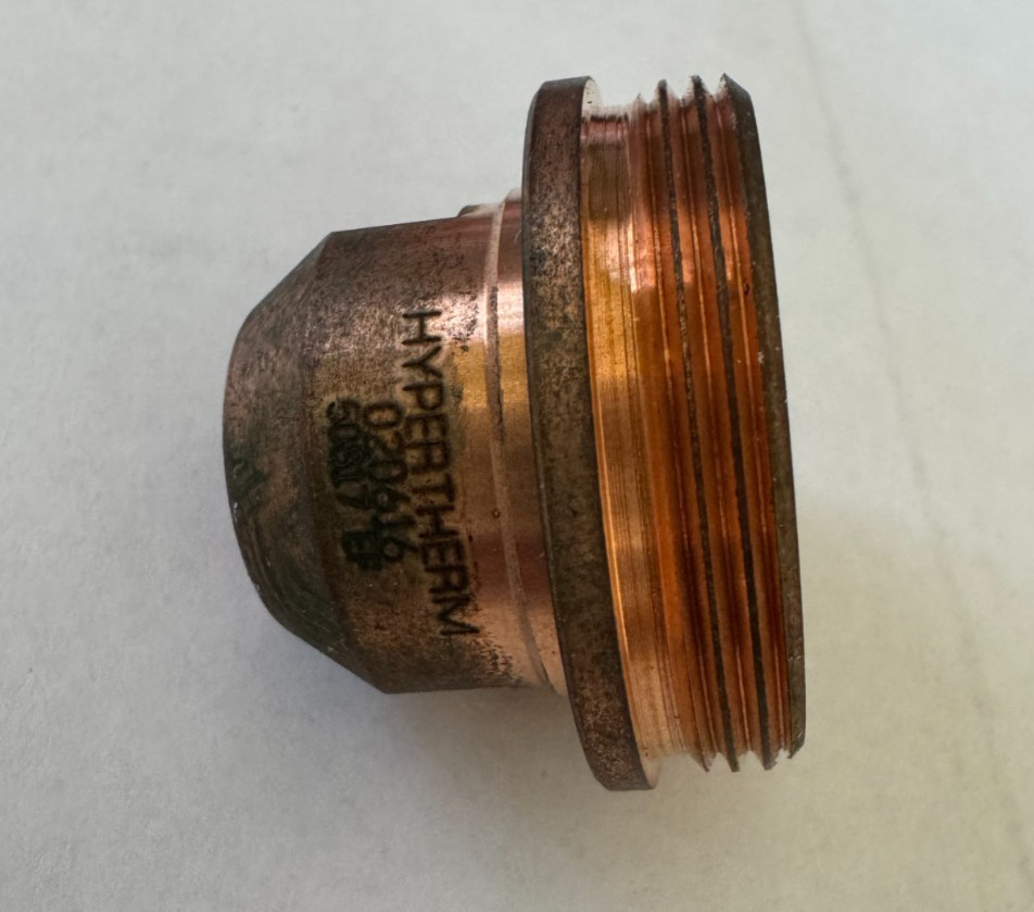 Hypertherm 020616 Shield Cap Plasma Cutter Consumable Used/Tested