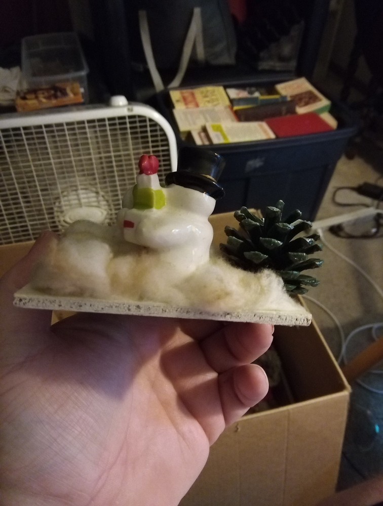 Handmade Christmas Scene Decoration