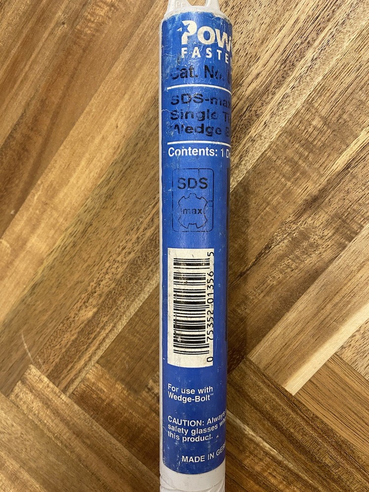 Power Fasteners SDS-Max Single Tip Wedge Bit 5/8 #01356