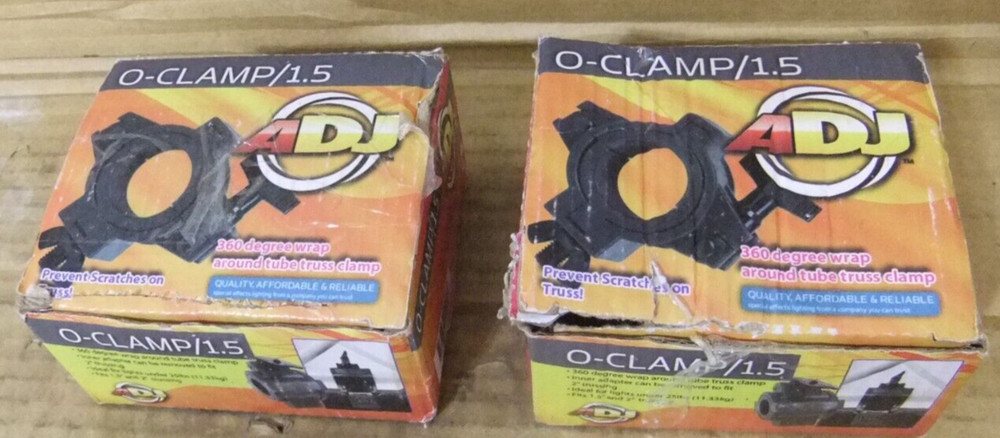 ADJ O-Clamp 1.5 - 1.5" diameter  2PACK