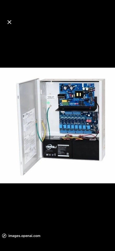 Altronix AL600ULACMCB Access Power Controller 12/24VDC 6A 8 PTC Outputs Grey