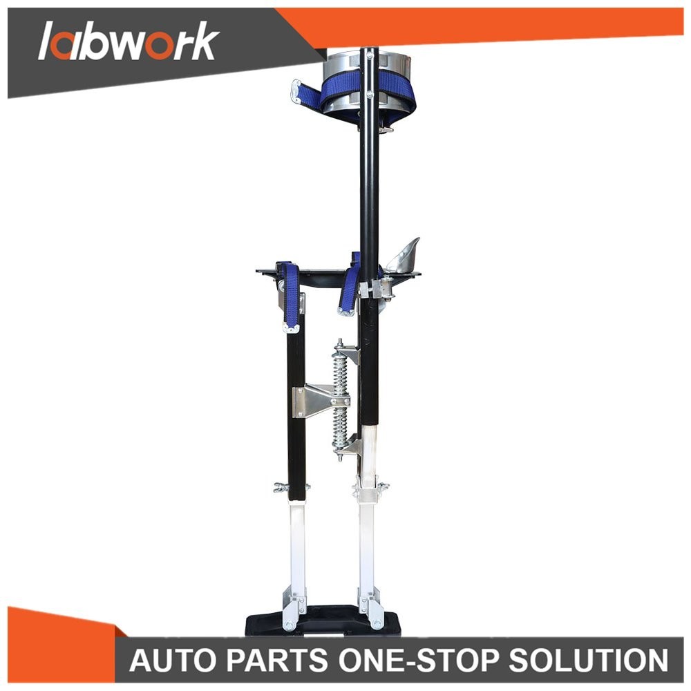 Labwork Adjustable Aluminum Alloy Stilt For Drywall Painter Walking Tool 18"-30"