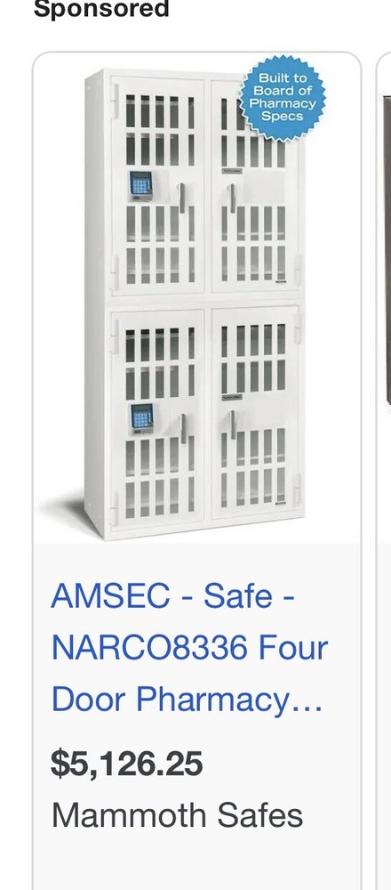 AMSEC Pharmacy Safe