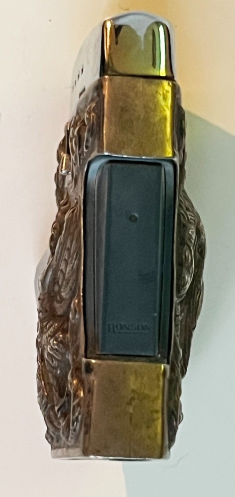 Siam Sterling Lighter case with Ronson lighter Embossed