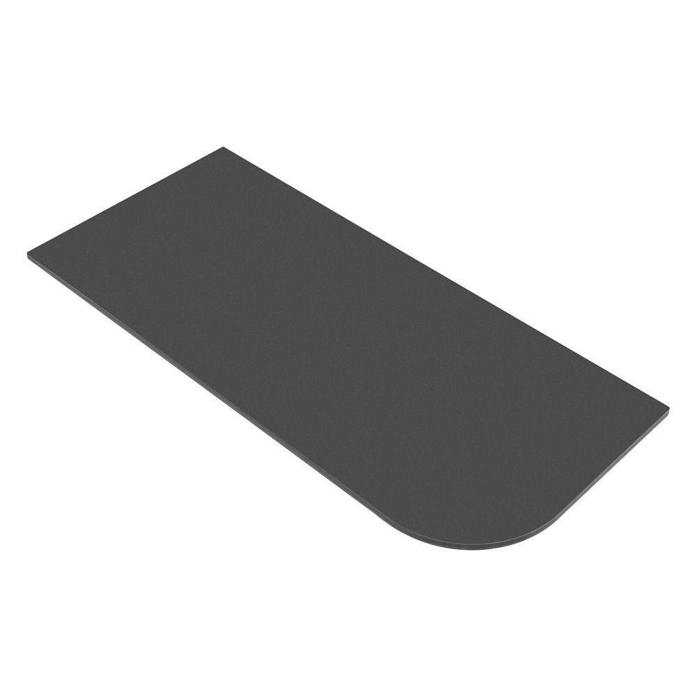 Wall-Mounted Men Urinal Partition Screen, Urinal Partition Divider Screen Black