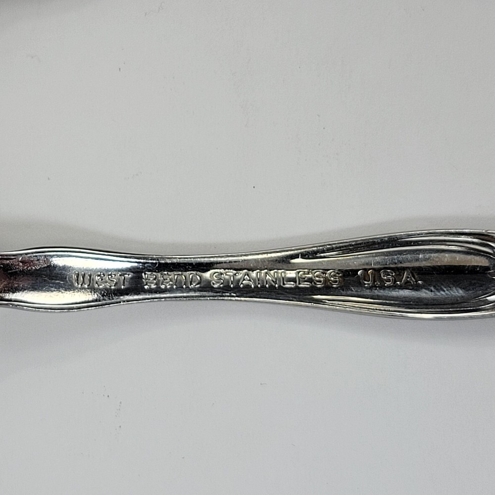 4 Teaspoons Oneida West Bend AFFECTION Pattern Stainless USA Glossy Flatware