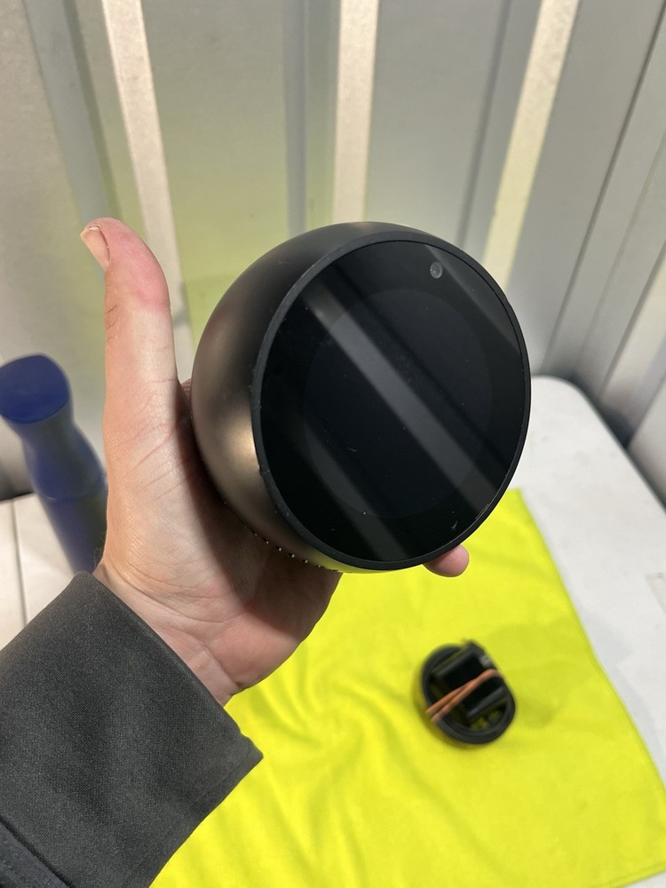 Amazon Echo Spot Smart Display Alexa Black Works Tested