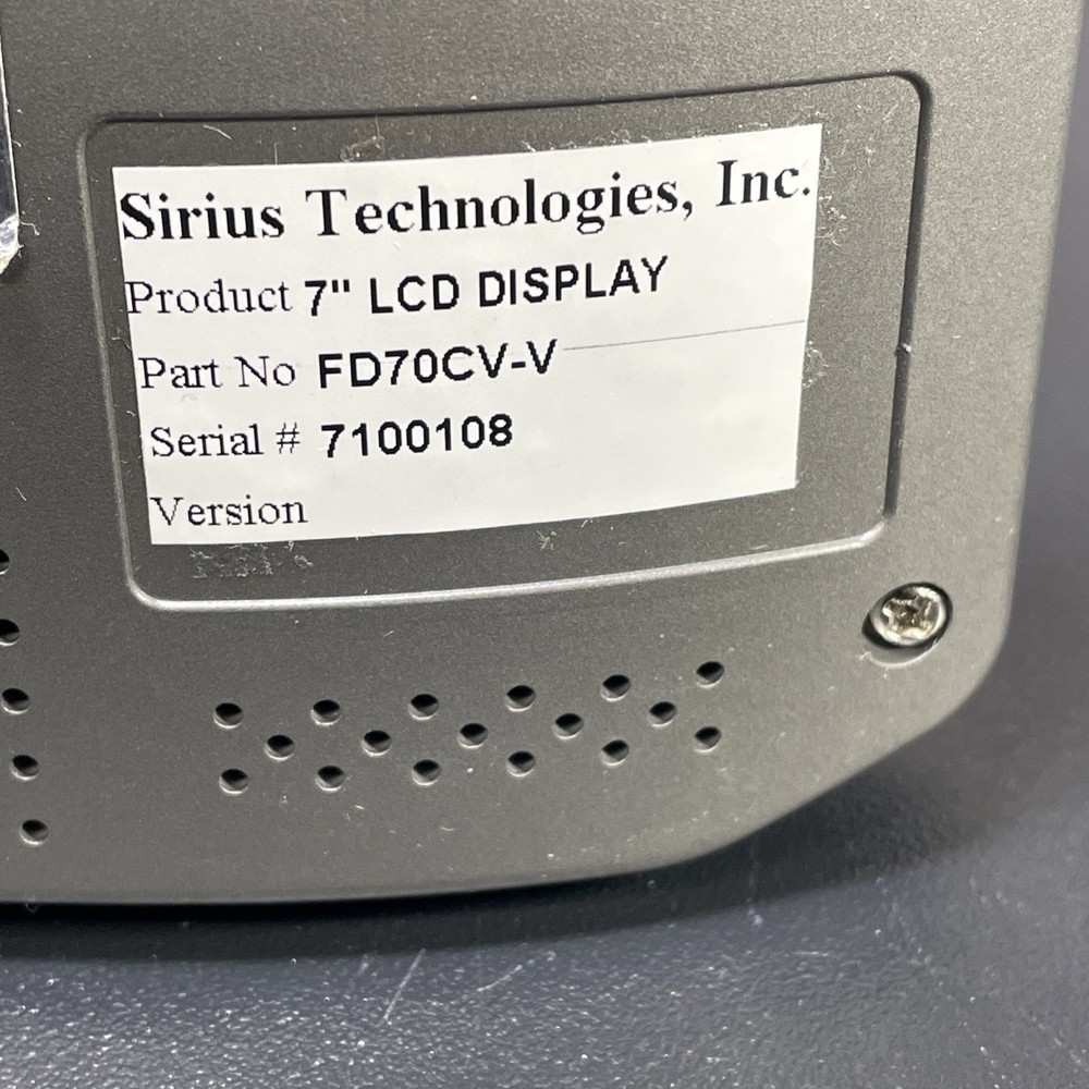 Flight Display Systems 7” LCD - FD70CV-V