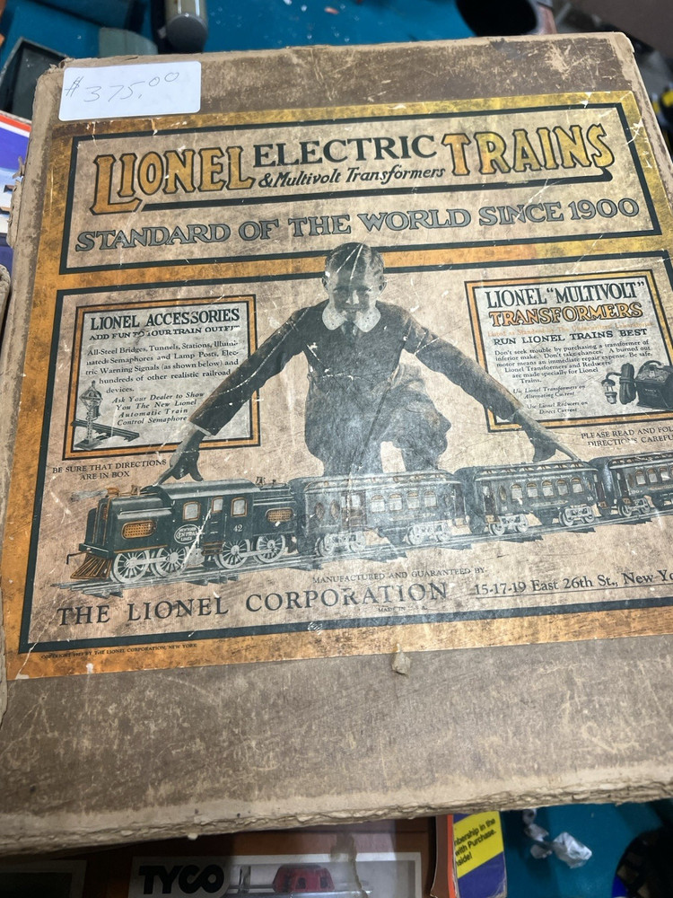 Lionel prewar O gauge train set, #296,