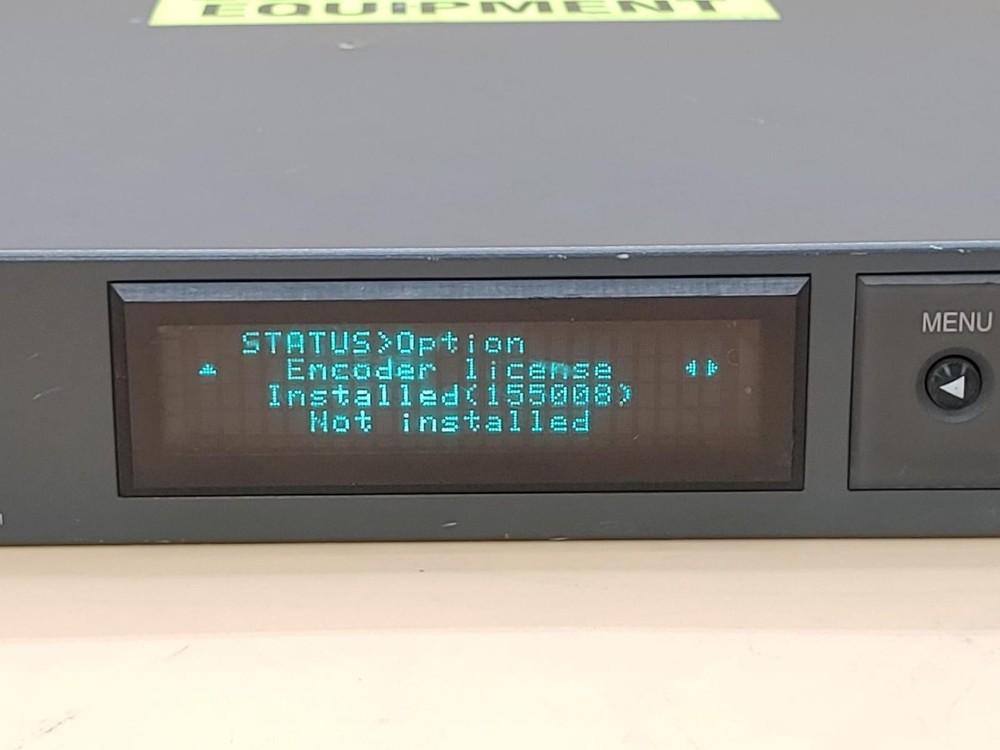 Fujitsu IP-9610 HD/SD Codec Video Encoding Digital Media Encoder *POWER TESTED*