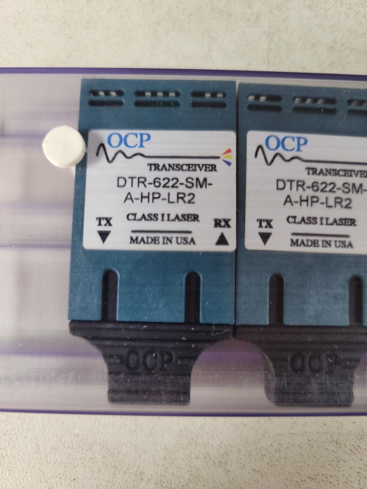 (10 NEW) OCP DTR-622-SM-A-HP-LR2 SINGLE MODE TRANSCEIVER
