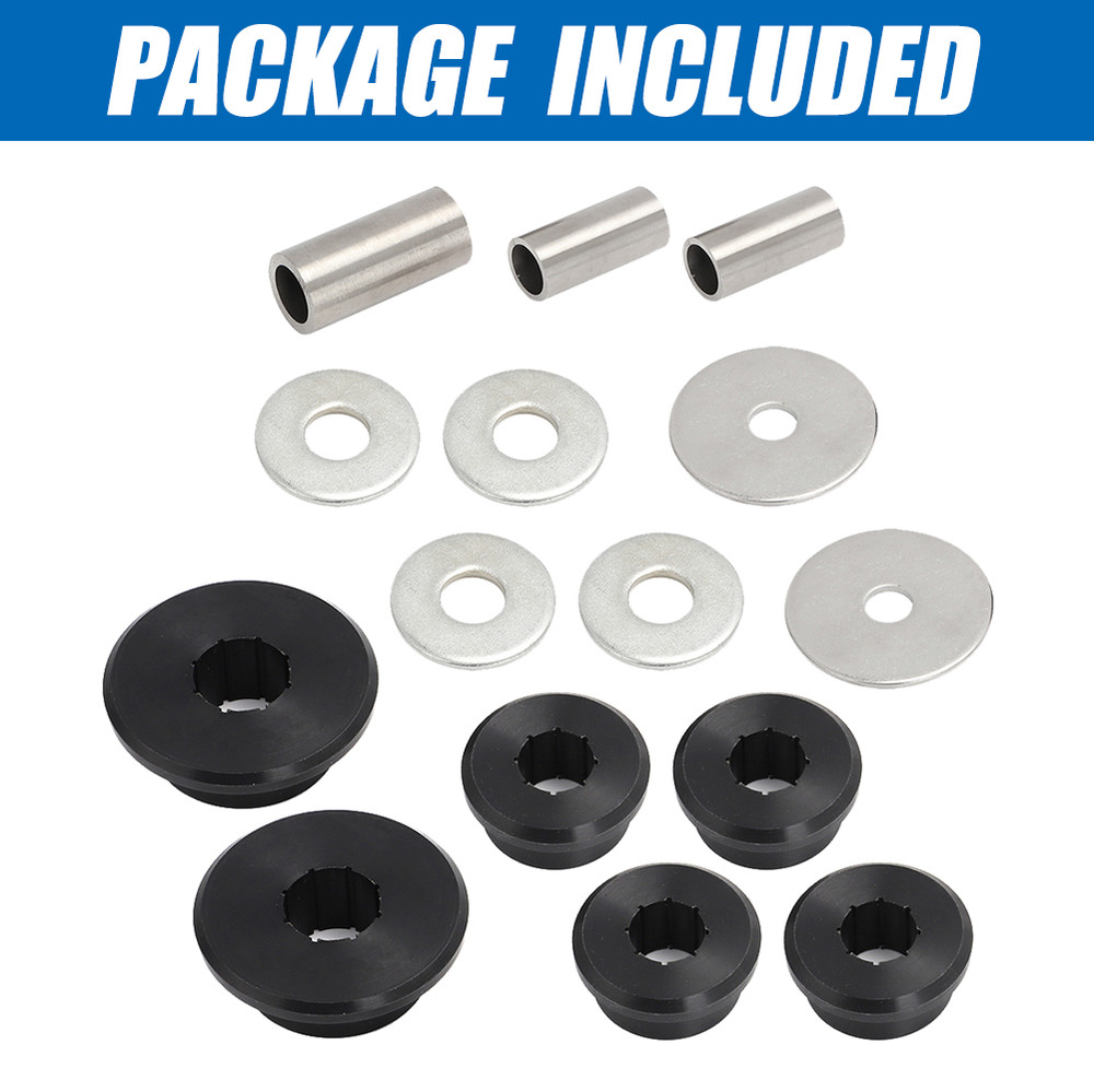 For 2006 - 2010 Hummer H3 H3T Front Differential Mount Bushing Set Polyurethane