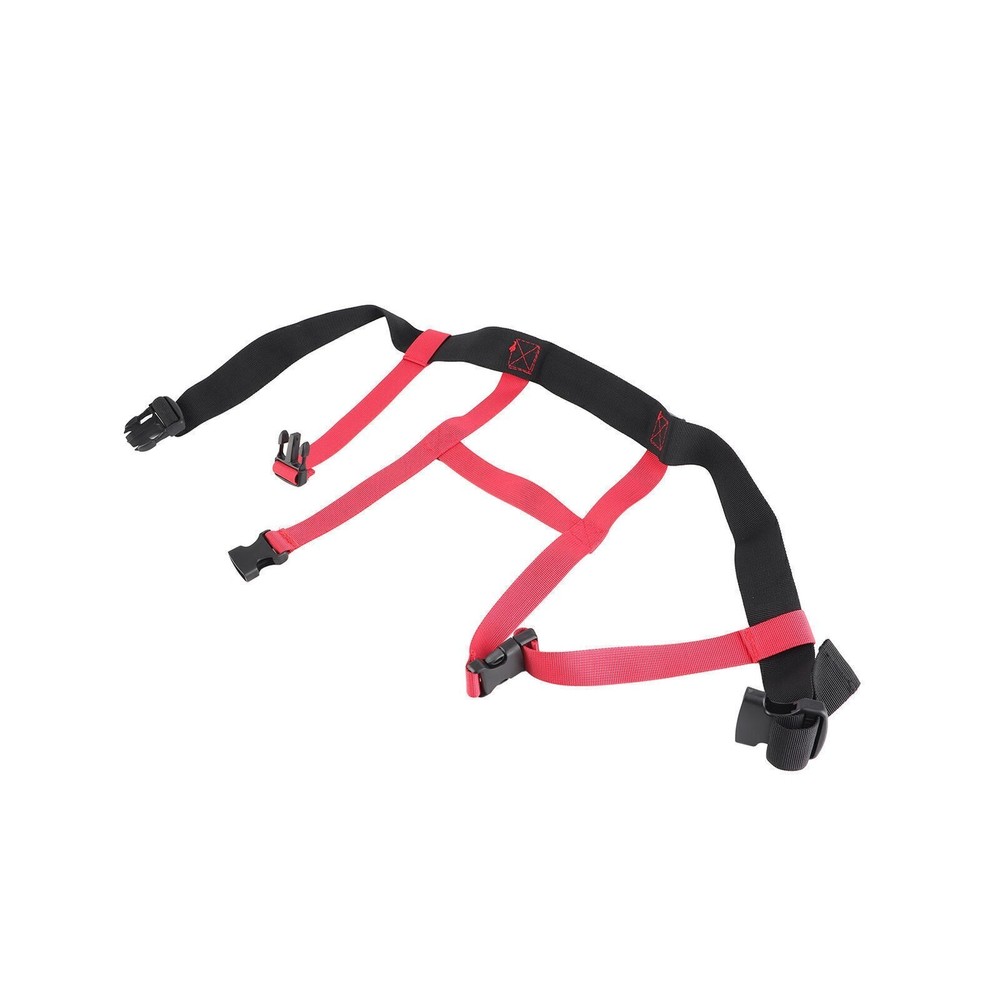 Snowboard Training Harness Black Red Nylon Material Adjustable Controlling Speed