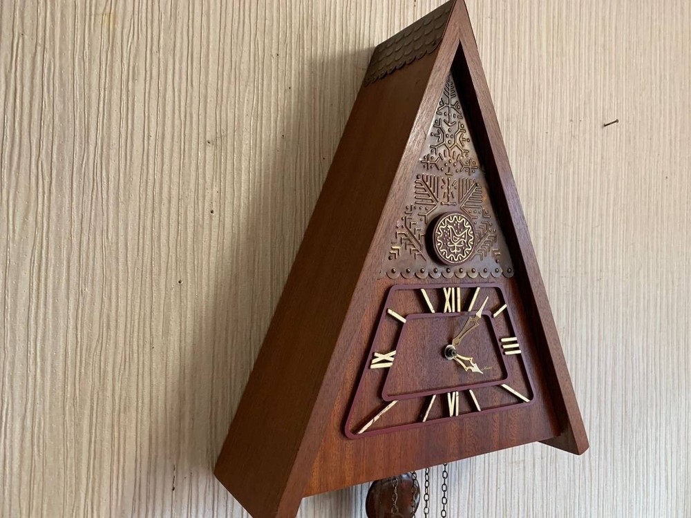 Soviet Vintage Cuckoo clock, USSR clock, Soviet working clock, Mechanical clock