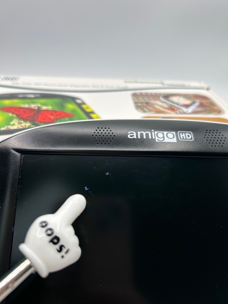 Amigo HD Enhanced Vision Handheld Digital Magnifier 7" LCD Tested