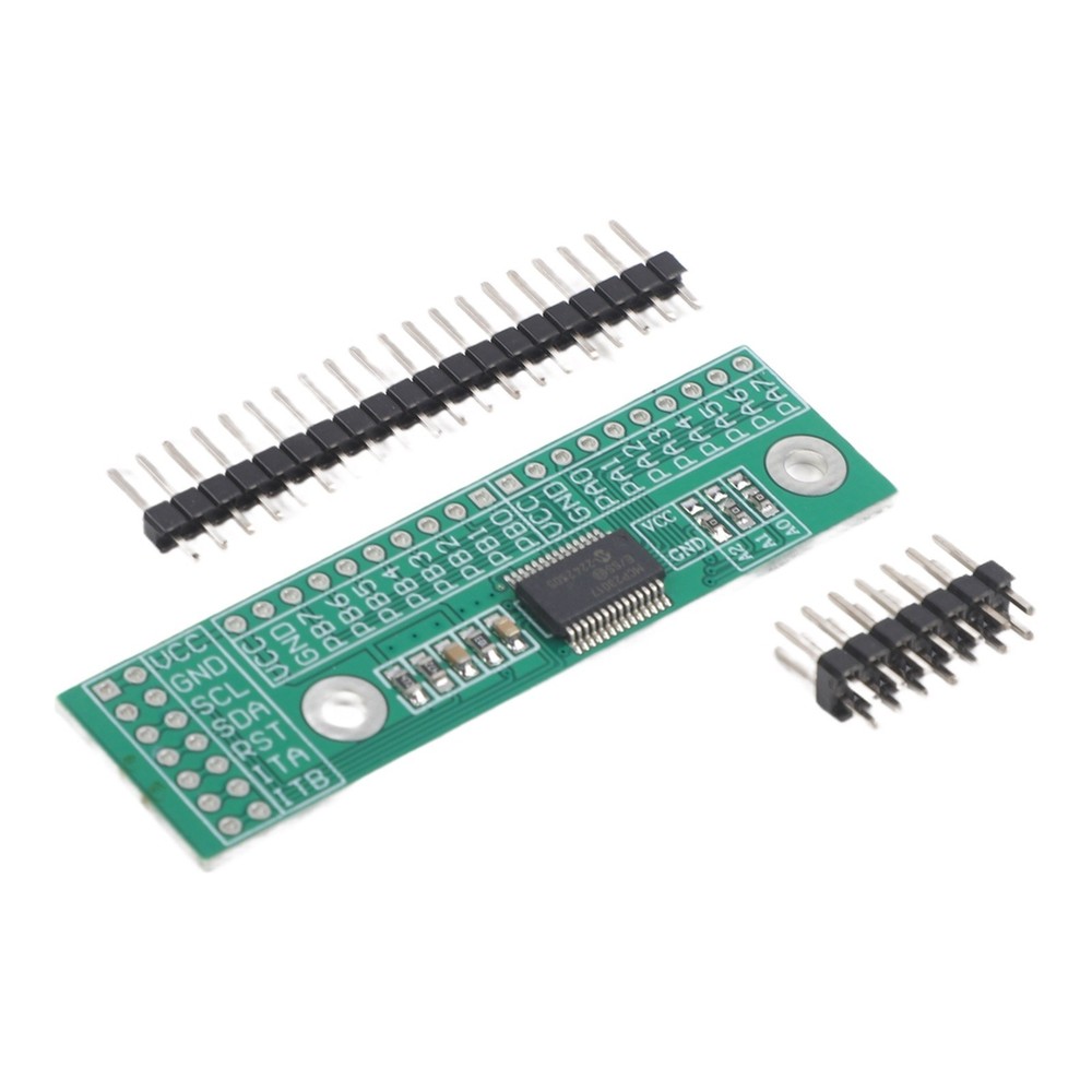 16 Channel IO Expansion Module with Interrupt and Pull Up Resistors for I2C