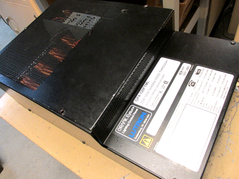 Lutron Graphic Eye Lighting Control Panel Cat# GP4-120FTML .. WHS-2-100