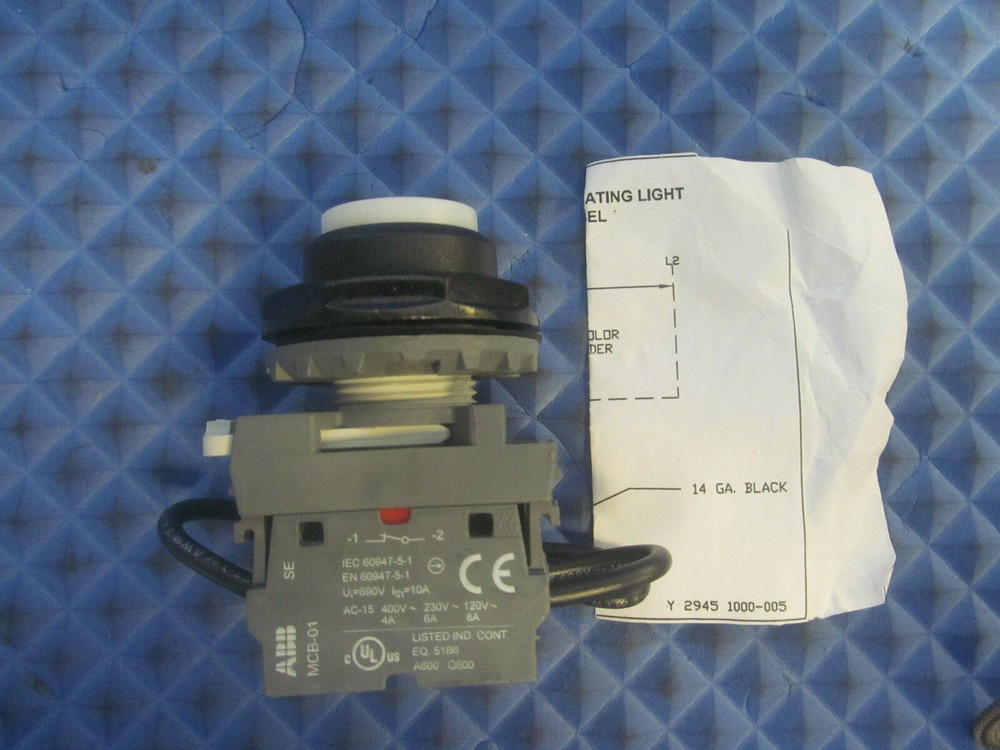 NOS ABB Push Button G1MP3-KLFPT8W