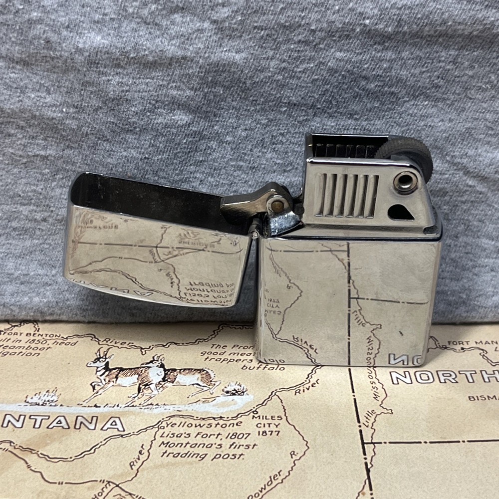 Vintage Ronson Wind II Lighter Missing Striker And Fuel Free Ship