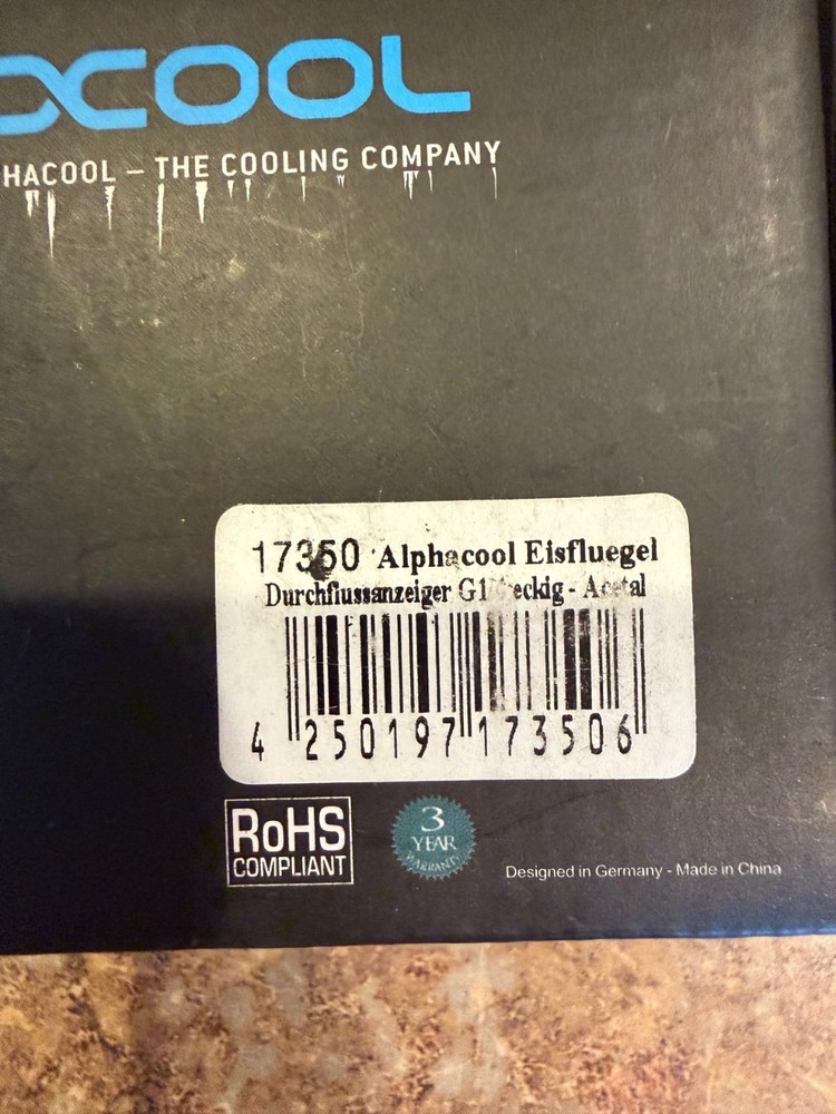 alphacool G1/4" eisfluegel flow indicator