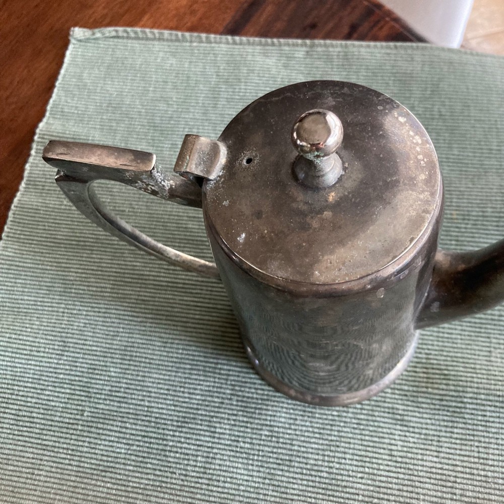 Vintage Restoration Hardware Hotel Coffee Server Silver Plated Display Kitchen