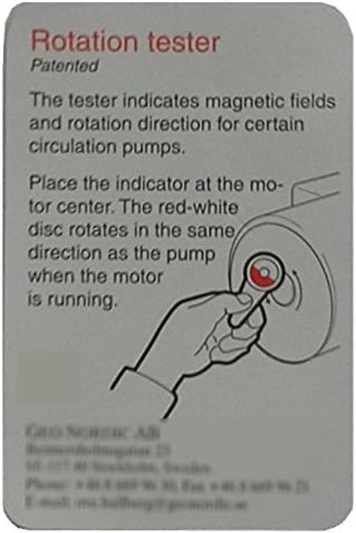 Versatile Battery-Operated Rotation Tester & AC Field Sensor - Quick Detection