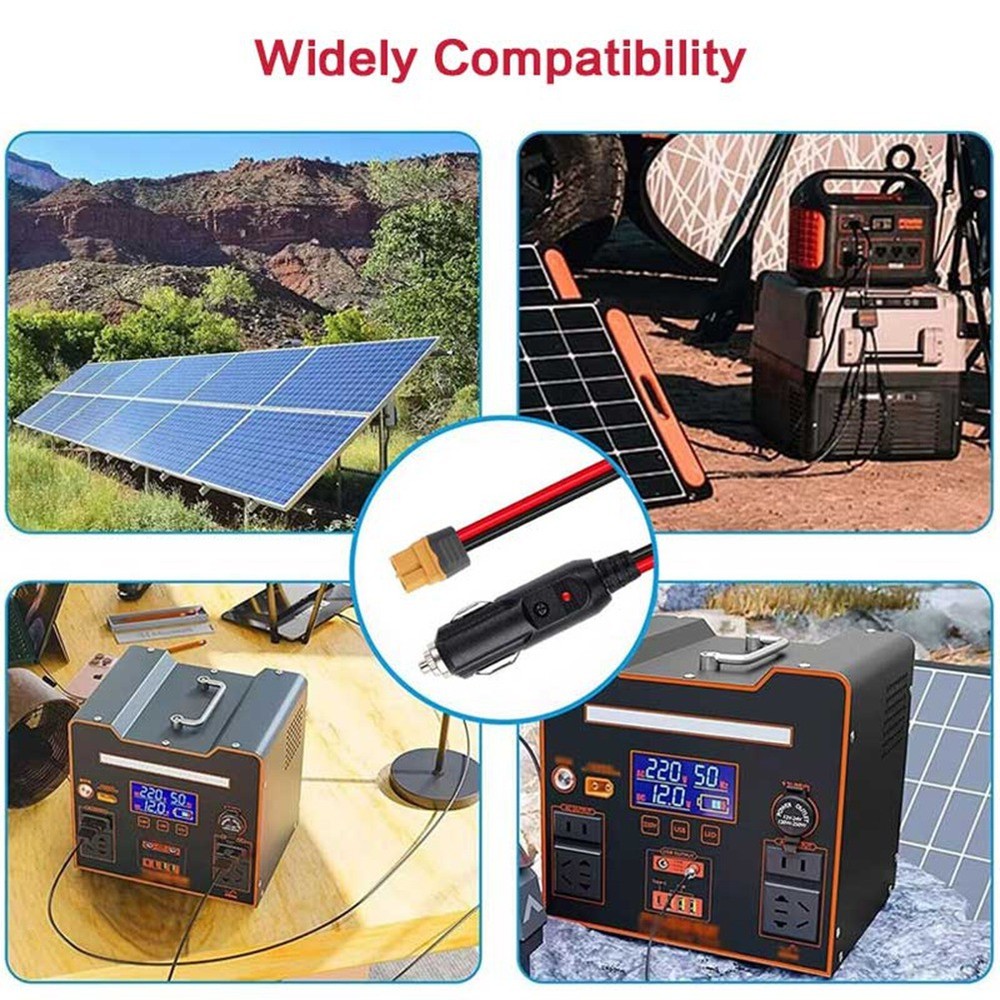 Car Lighter to 12V 24V Charging Cable for S2000 EB55,Anker4368