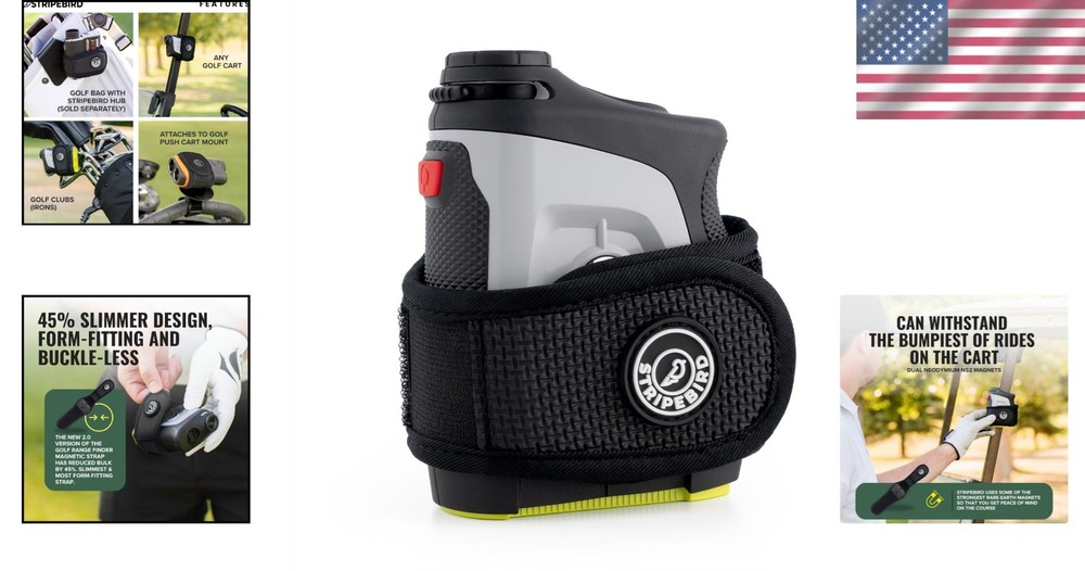 Slim Design Golf Rangefinder Strap - High-Quality Materials