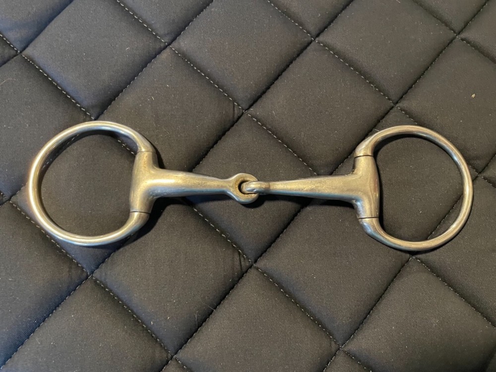 Eggbutt Metal Jointed Snaffle Bit 5”