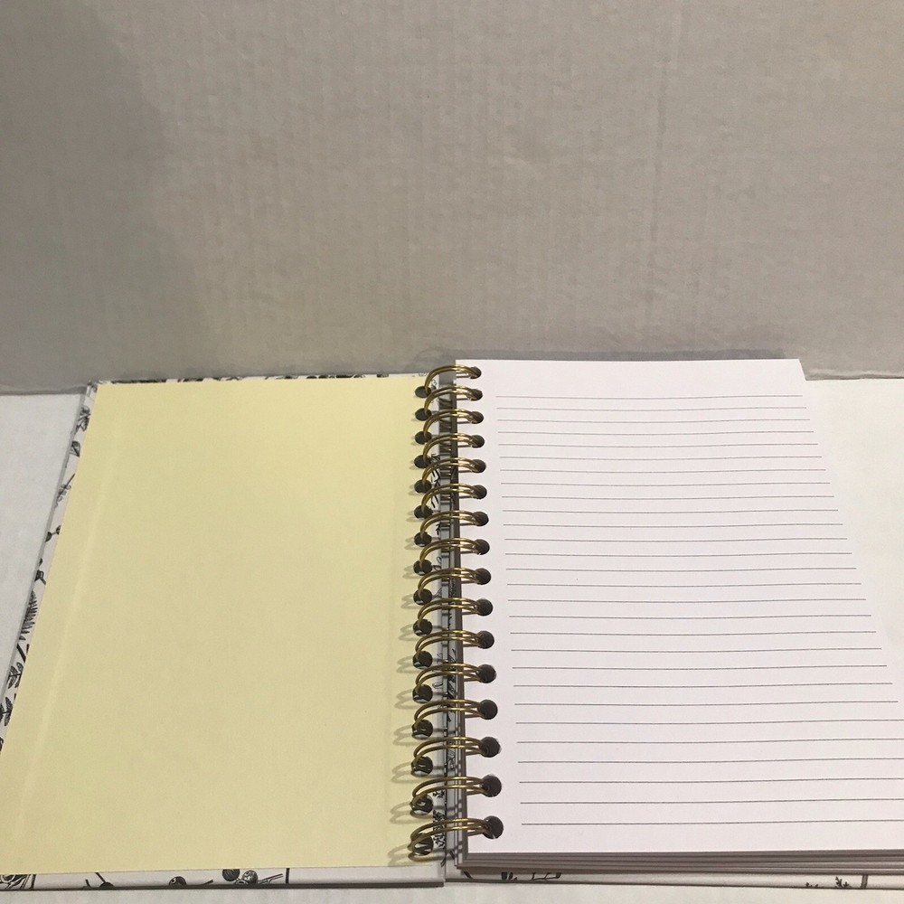 Thankful Grateful Blessed Black White Spiral Bound Hardcover