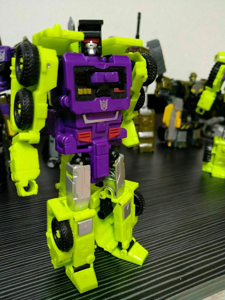 12in For G1 Transformers Robot IDW Devastator Mod Action Figure Toy Set No Box
