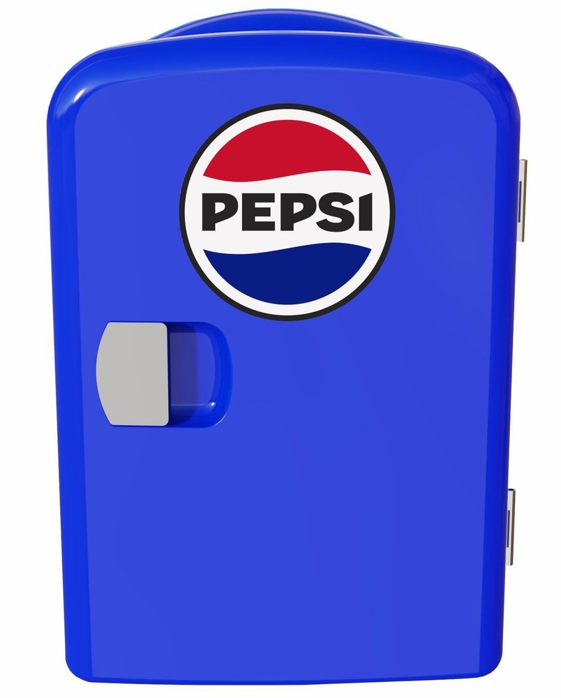 Pepsi 6-can Mini Fridge, BLUE, 4 liters