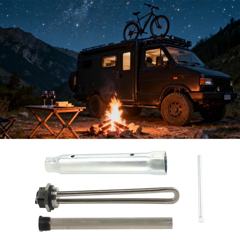 520900 Heating Element and Socket Sleeve 520789 for Campers Water Heater System