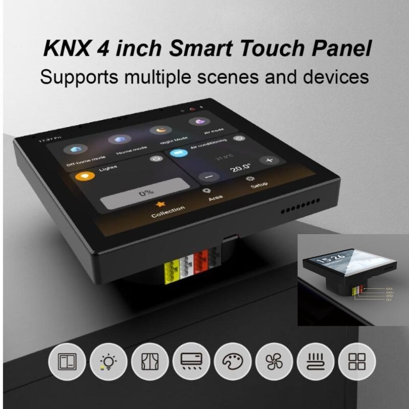 4''KNX  switch smart home control smart central control screen Smart hotel