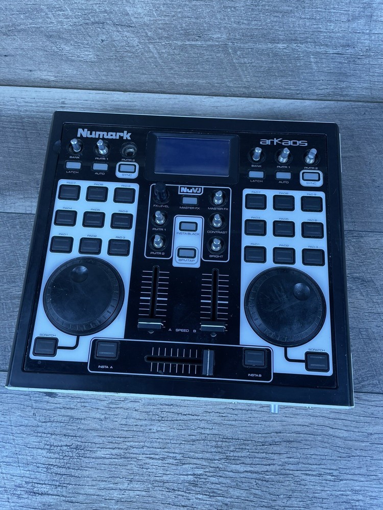 Numark NUVJ arkaos Mixer Controller ⚠️powers On No Other Testing ⚠️sold As-is