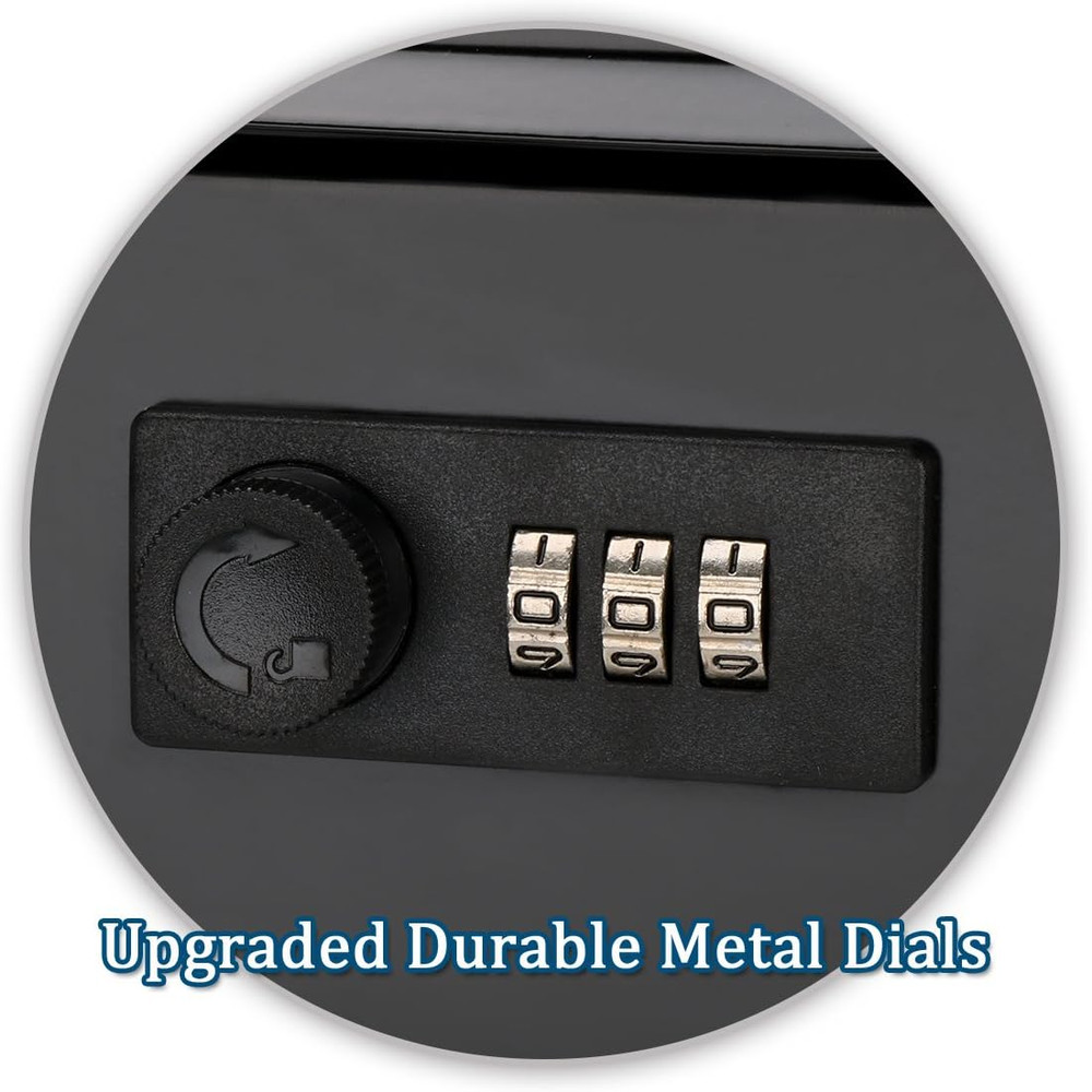 Locking Mailbox Wall Mounted Vertical- Mail Boxes with Combination Lock Large C