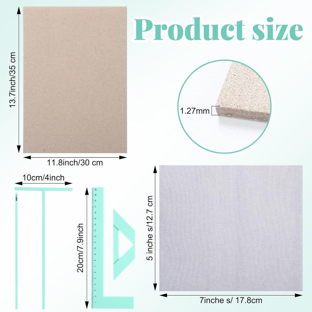 Complete Book Binding Kit: 34 Pcs Supplies**