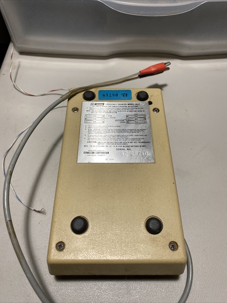 BK Precision 1827 Frequency Counter Untested