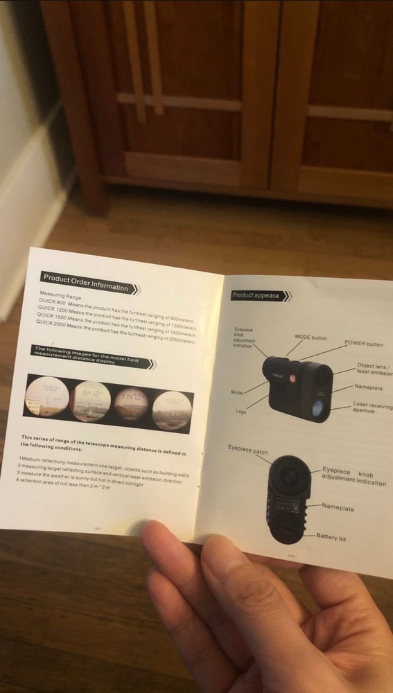 Permuim golf sporting rangefinder