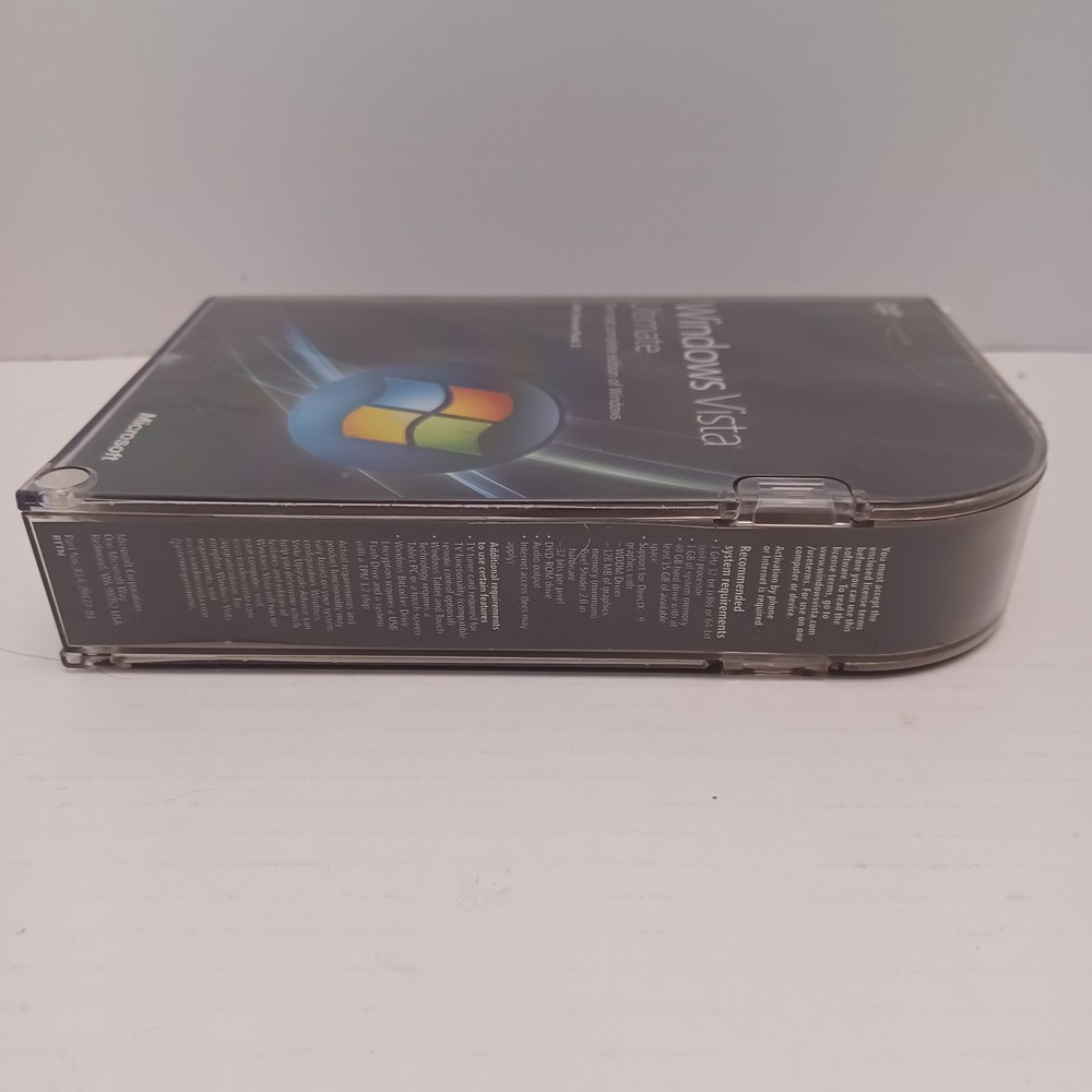 Microsoft Windows Vista Ultimate Includes Service Pack 1 - 32 bit & 64 bit DVD's