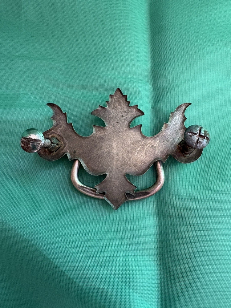 Brass Plated Antique Hardware Colonial Chippendale drawer pull 2.5" Center (1)